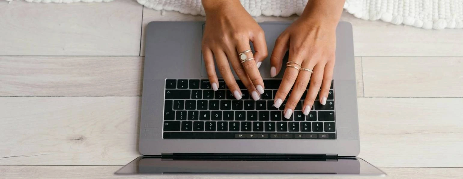 Academic writer preparing a manuscript for editing